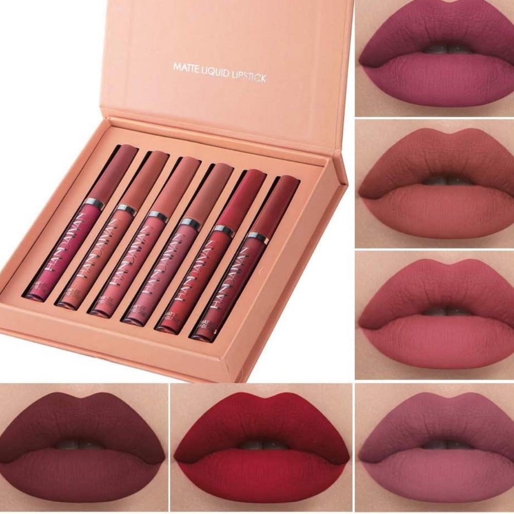 💖 3 $26 Handaiyan Matte Liquid Lipstick Set of 6 NIB